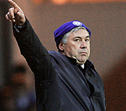 Chelsea bos Carlo Ancelotti is looking to bannish the ghost of Mourinho